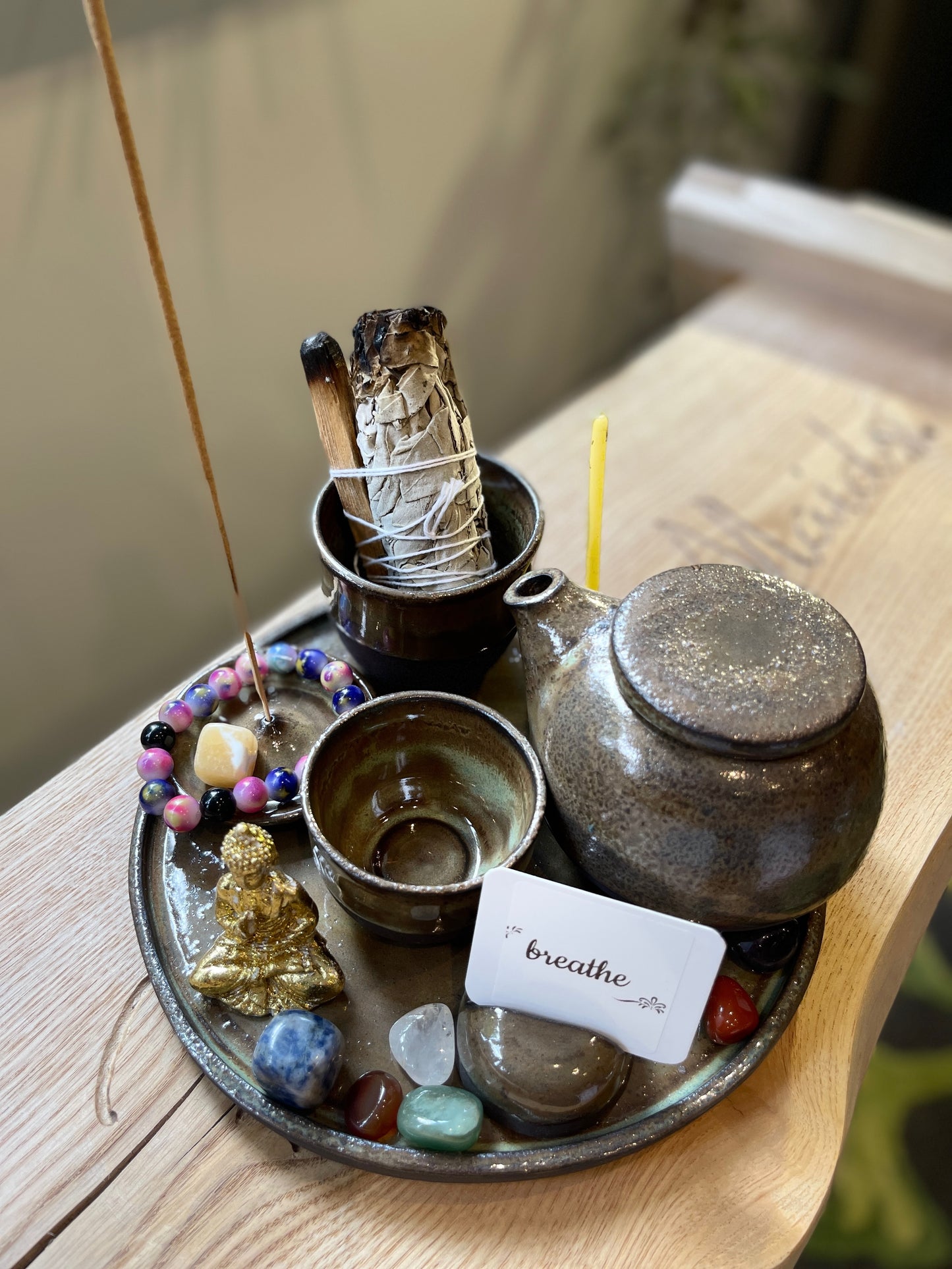 Ebony meditation set