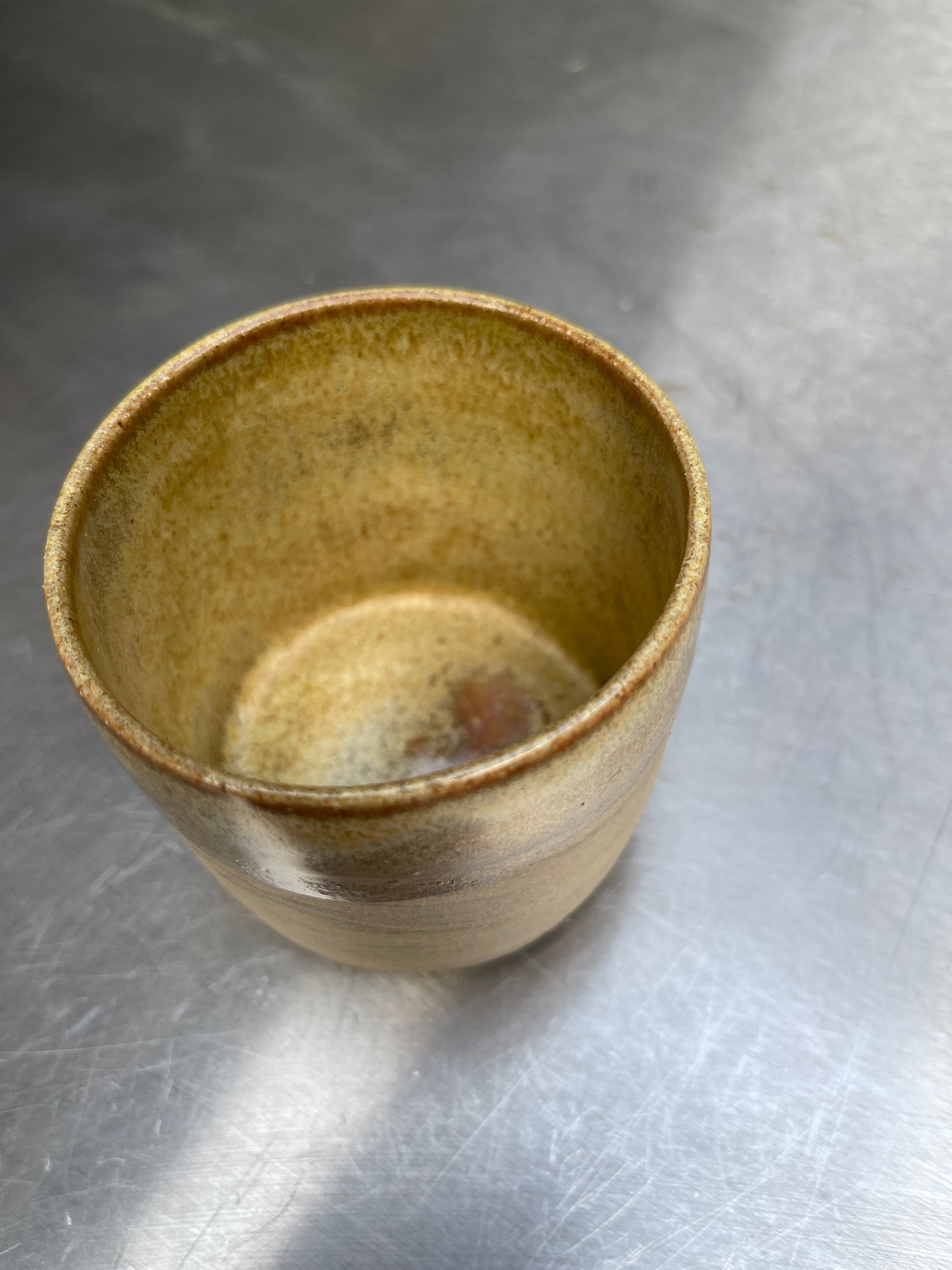 Marble sand-baked mug