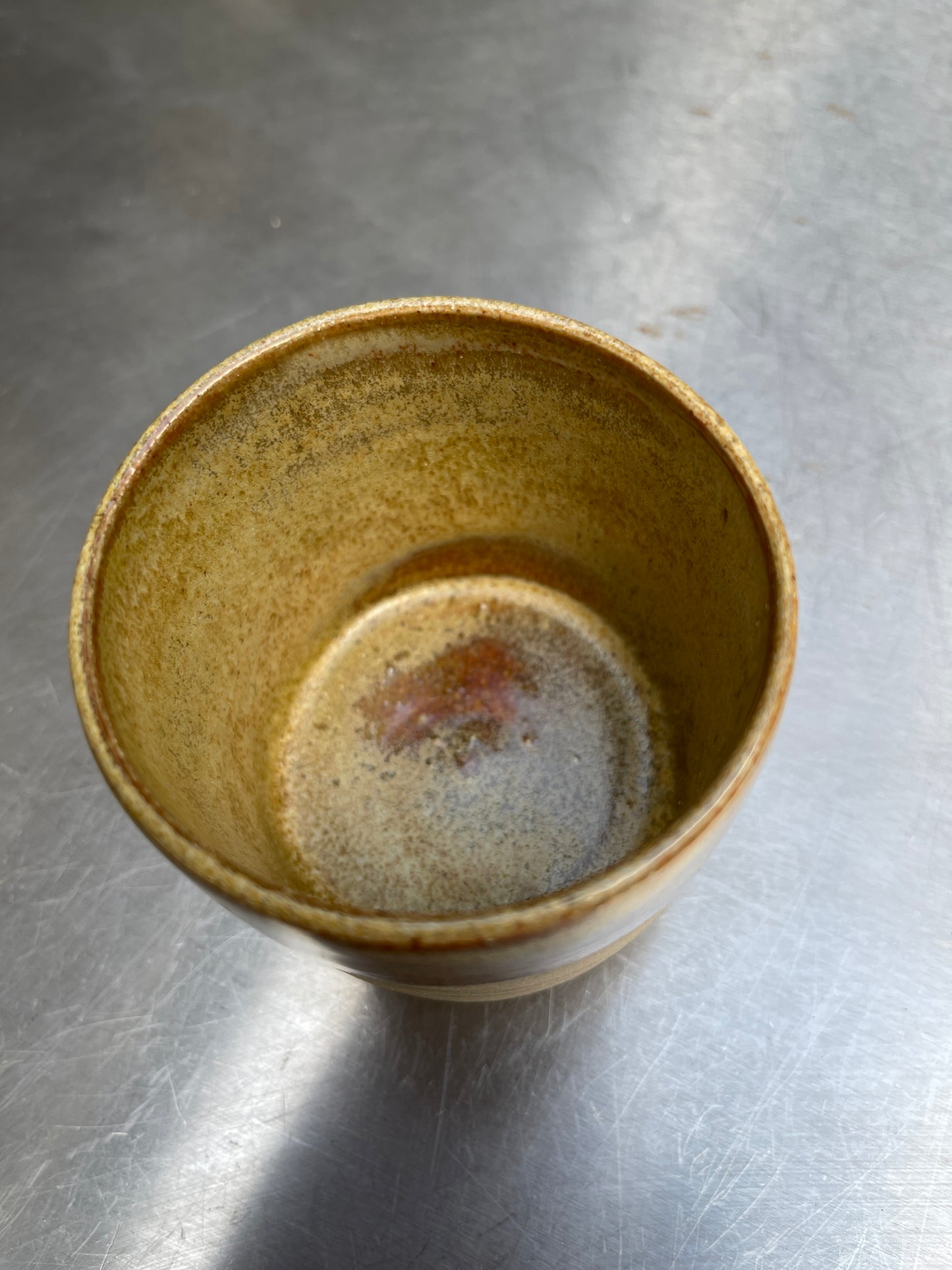 Marble sand-baked mug