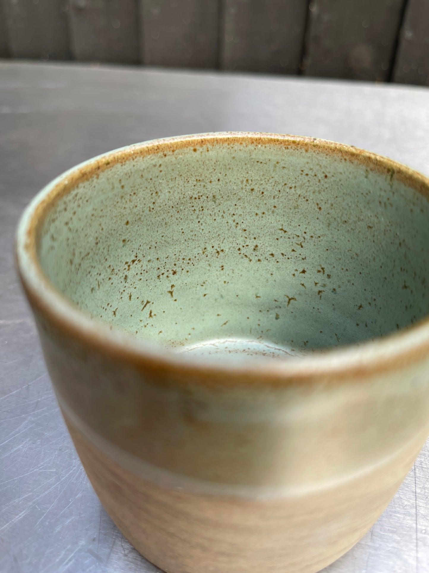Marble toasted teal mug