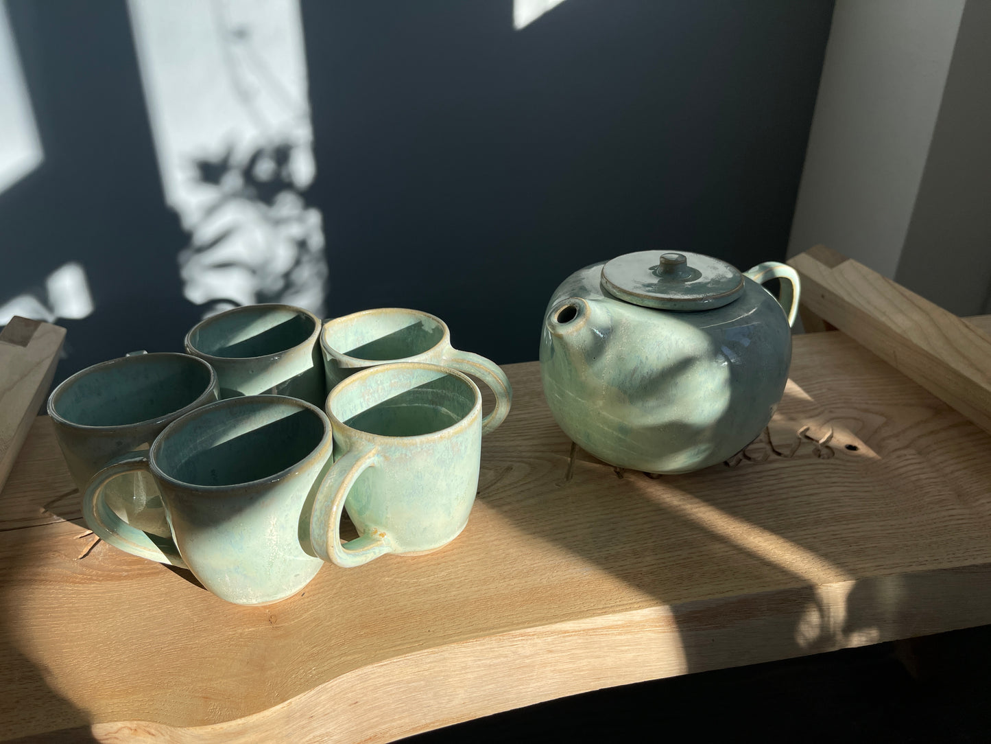Aquamarine teapot