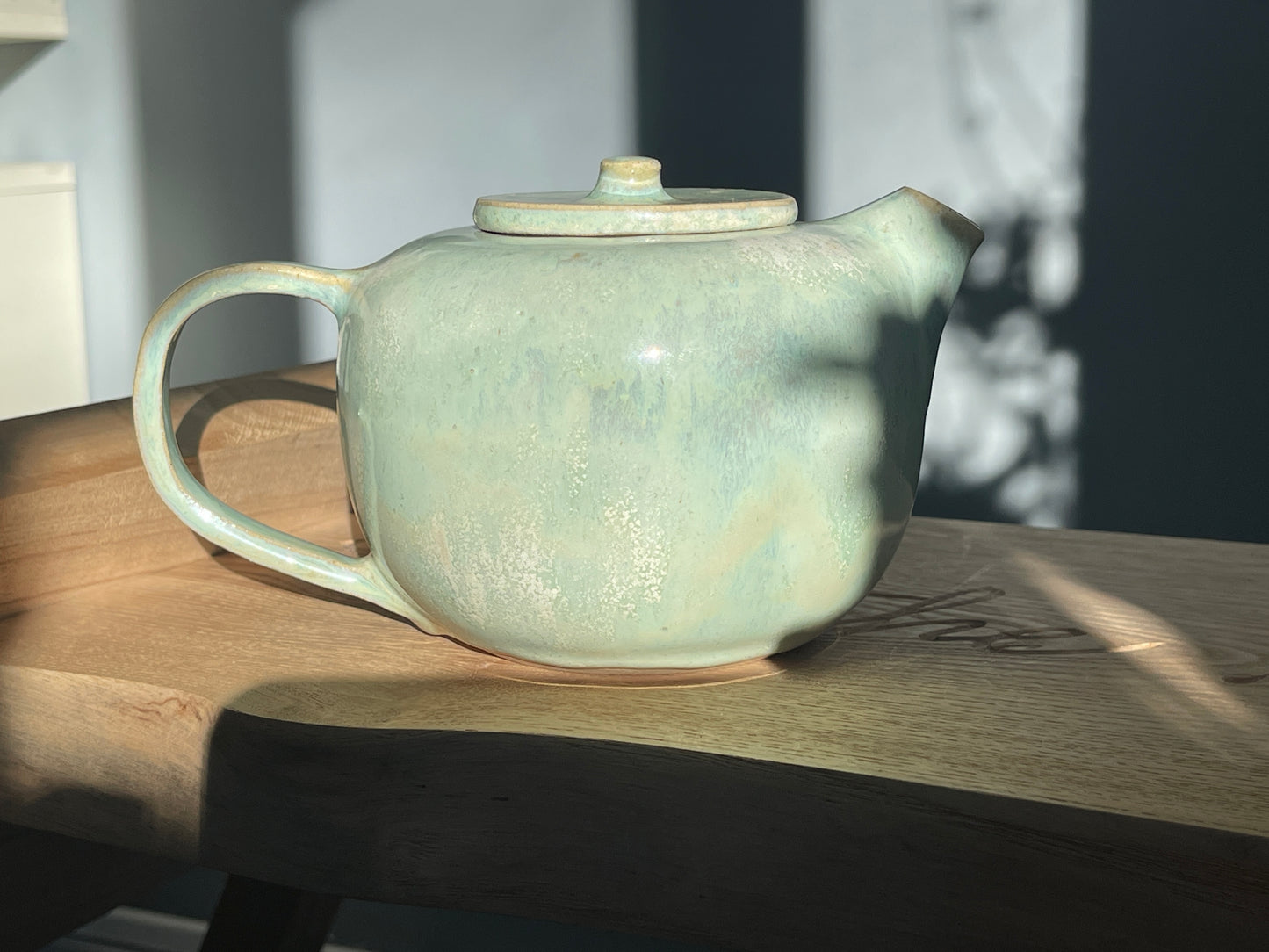 Aquamarine teapot