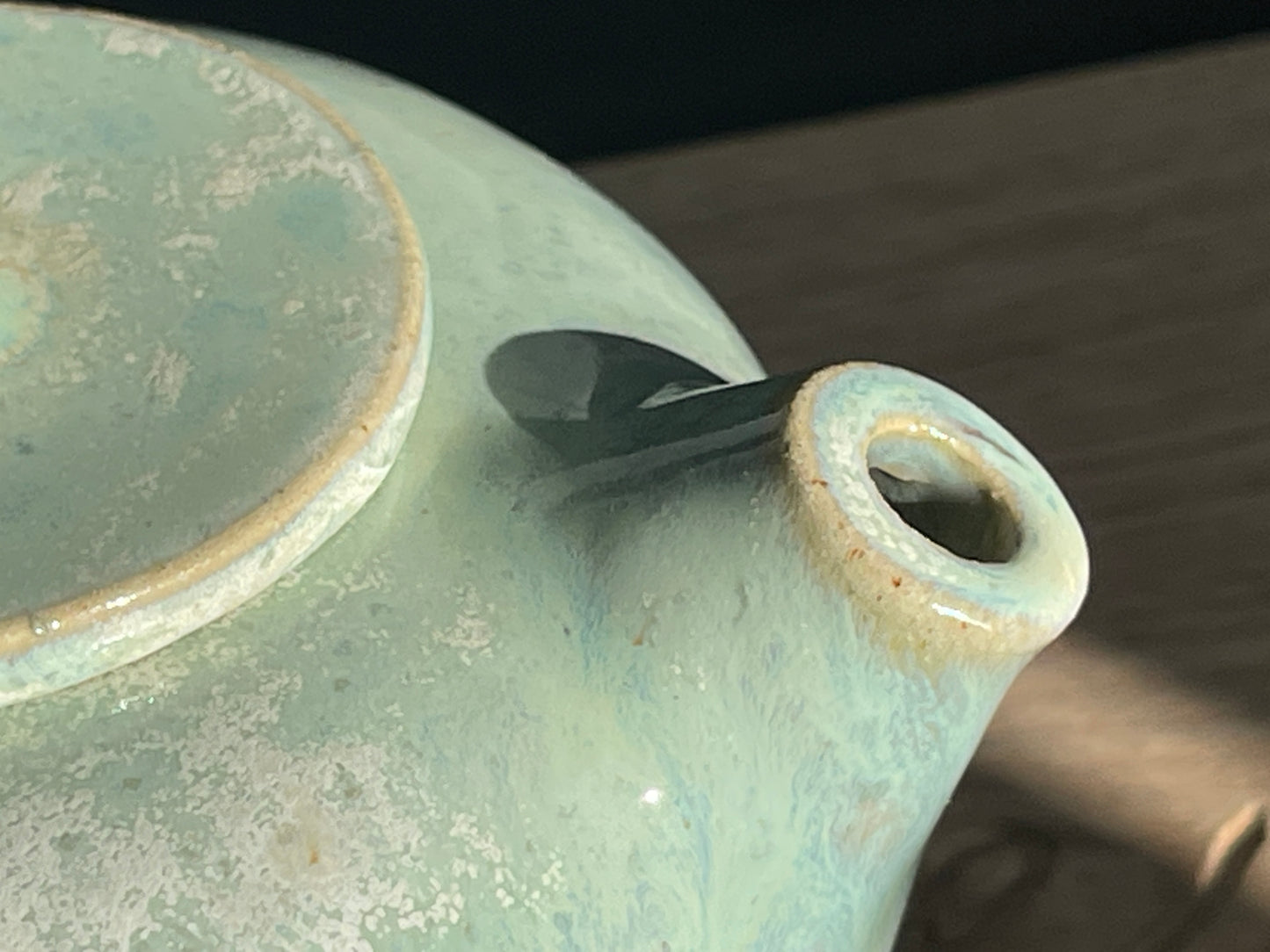 Aquamarine teapot