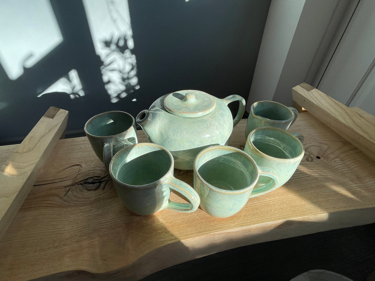 Aquamarine teapot